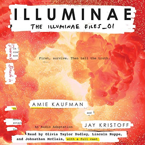 Olivia Taylor Dudley, Lincoln Hoppe, Johnathan McClain, Kimberly Farr, Donnabella Mortel, Matthew Frow, Ryan Gesell, Sile Bermingham, Beata Pozniak, Jolene Kim, Emma Bering, Full Cast, Amie Kaufman, Jay Kristoff: Illuminae (AudiobookFormat, 2015, Listening Library (Audio))