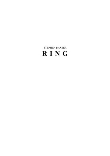 Stephen Baxter: Ring (1996, HarperPrism)