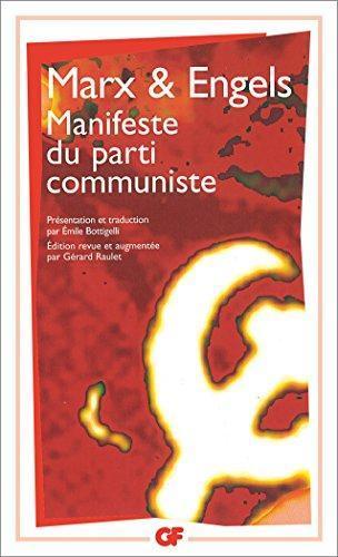 Karl Marx, Friedrich Engels: Manifeste du Parti communiste (French language, 1998, Groupe Flammarion)