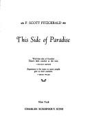 F. Scott Fitzgerald: This side of paradise (1977, Scribner)